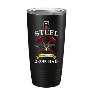 2-395th Steel "Vigilans Et Celer" Tumbler