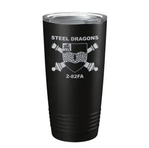 2-82FA Steel Dragons Laser Tumbler