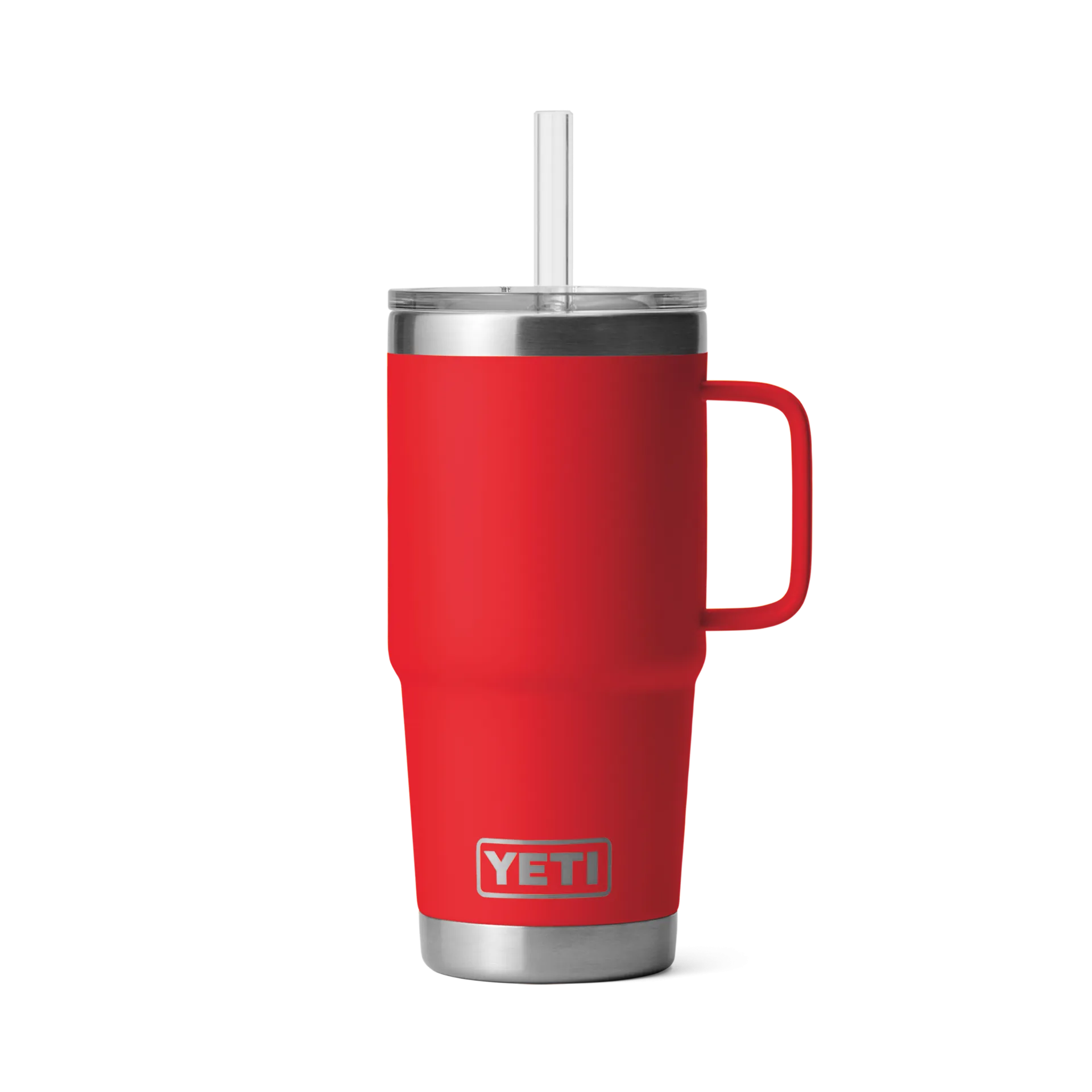 25 oz. / 739ml Straw Mug w/ Straw Lid - Rescue Red