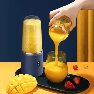 400ml Mini Juicer Ice Crusher USB Rechargeable Personal Juicer Cup