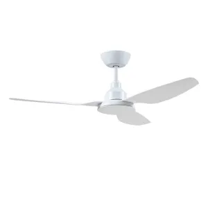 48" Glacier Dc Ceiling Fan White With Light Gla1203Wh-L Ventair