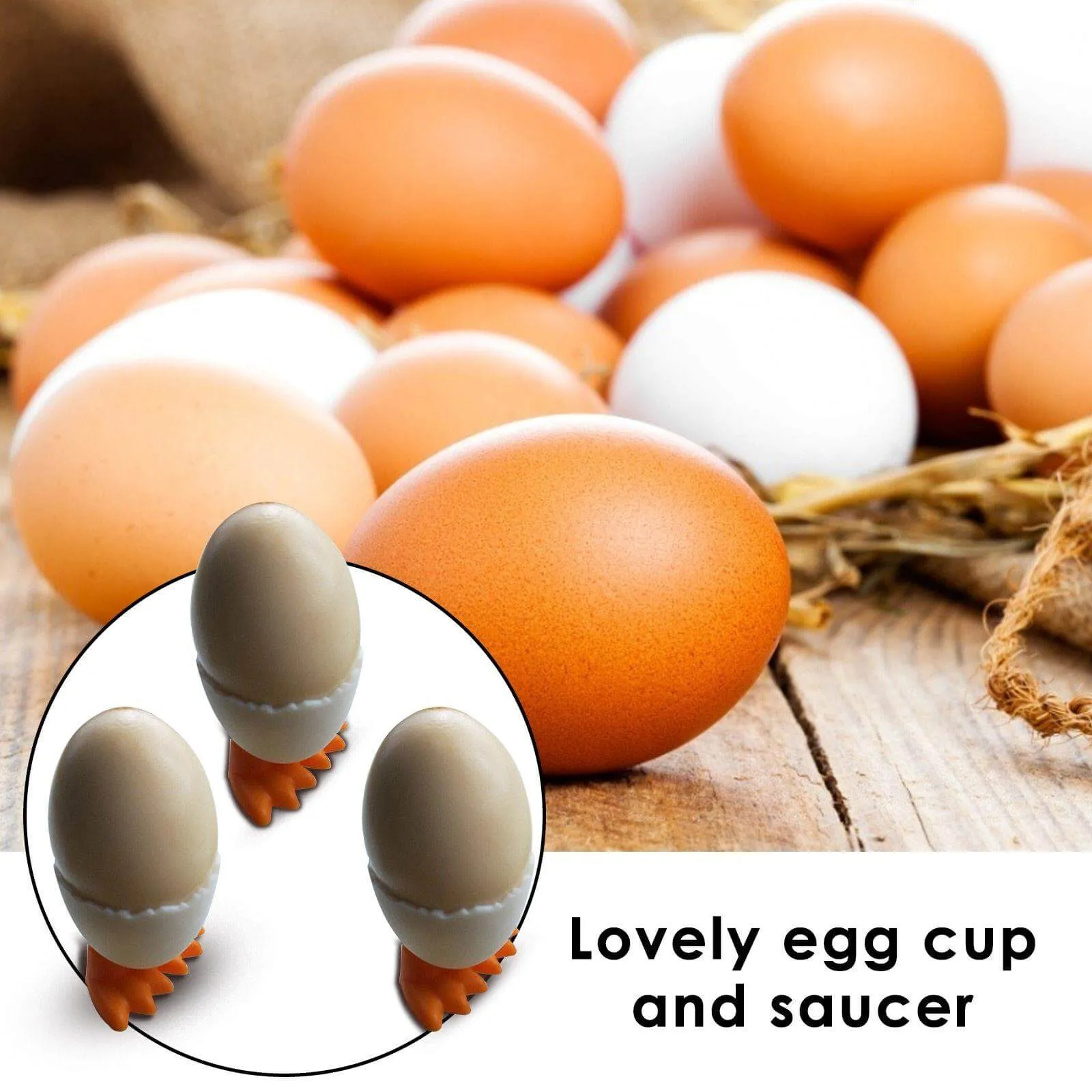 4Pcs Creative Chicken Egg Holder