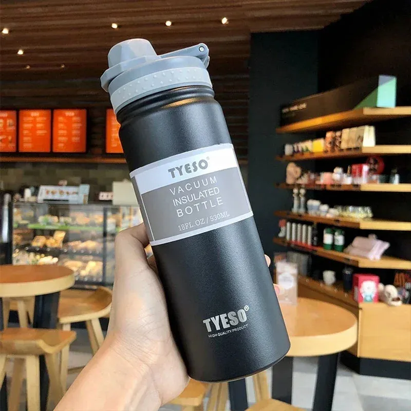 530/750ML Tyeso Thermos Bottle Stainless Steel Vacuum Flask Insulated Water Bottle Travel Cup For children Coffee Mug Termica