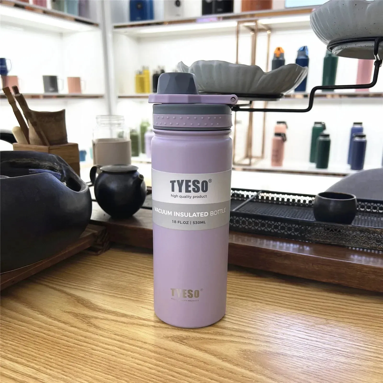 530/750ML Tyeso Thermos Bottle Stainless Steel Vacuum Flask Insulated Water Bottle Travel Cup For children Coffee Mug Termica