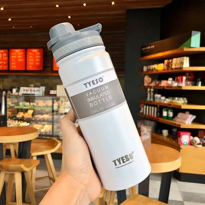 530/750ML Tyeso Thermos Bottle Stainless Steel Vacuum Flask Insulated Water Bottle Travel Cup For children Coffee Mug Termica