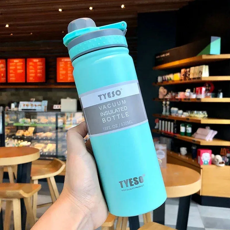 530/750ML Tyeso Thermos Bottle Stainless Steel Vacuum Flask Insulated Water Bottle Travel Cup For children Coffee Mug Termica