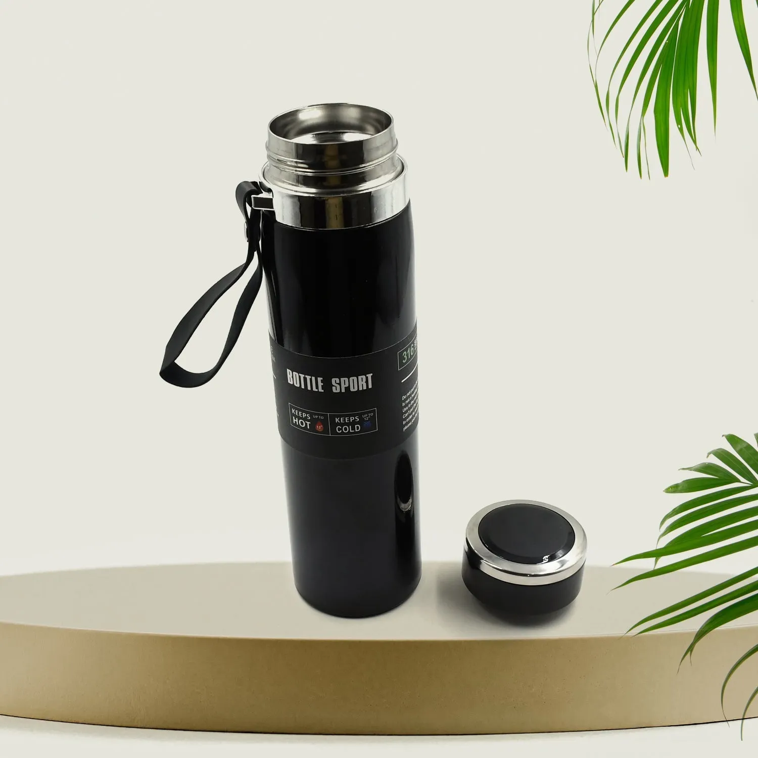 6582 Double Stainless Steel Wall Flask Vacuum Insulated Water Bottle