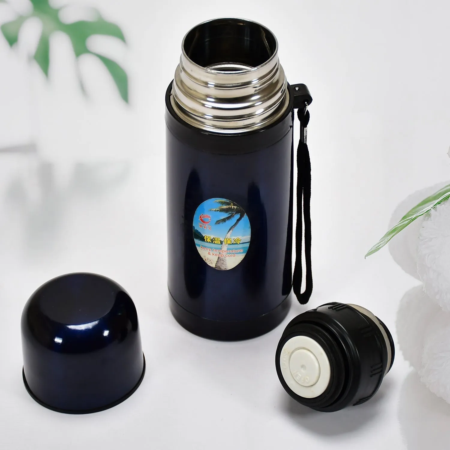 6762 Vacuum Insulated Sports Water Bottle Portable Leak-Proof Flask ( 1 pcs )