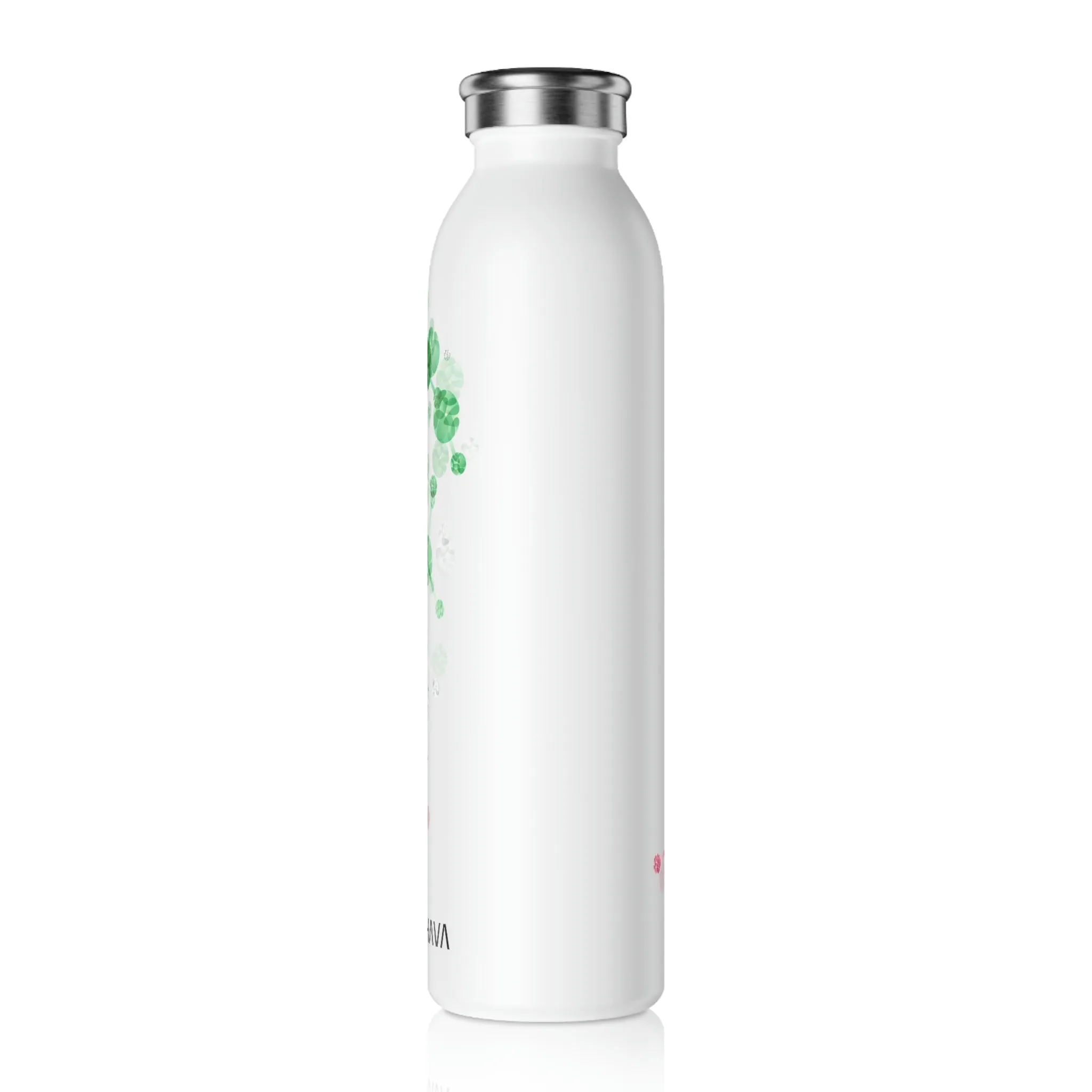 Abrosexual Flag 2023 Pride, Slim Water Bottle D.C. Pride - My Rainbow is In My DNA