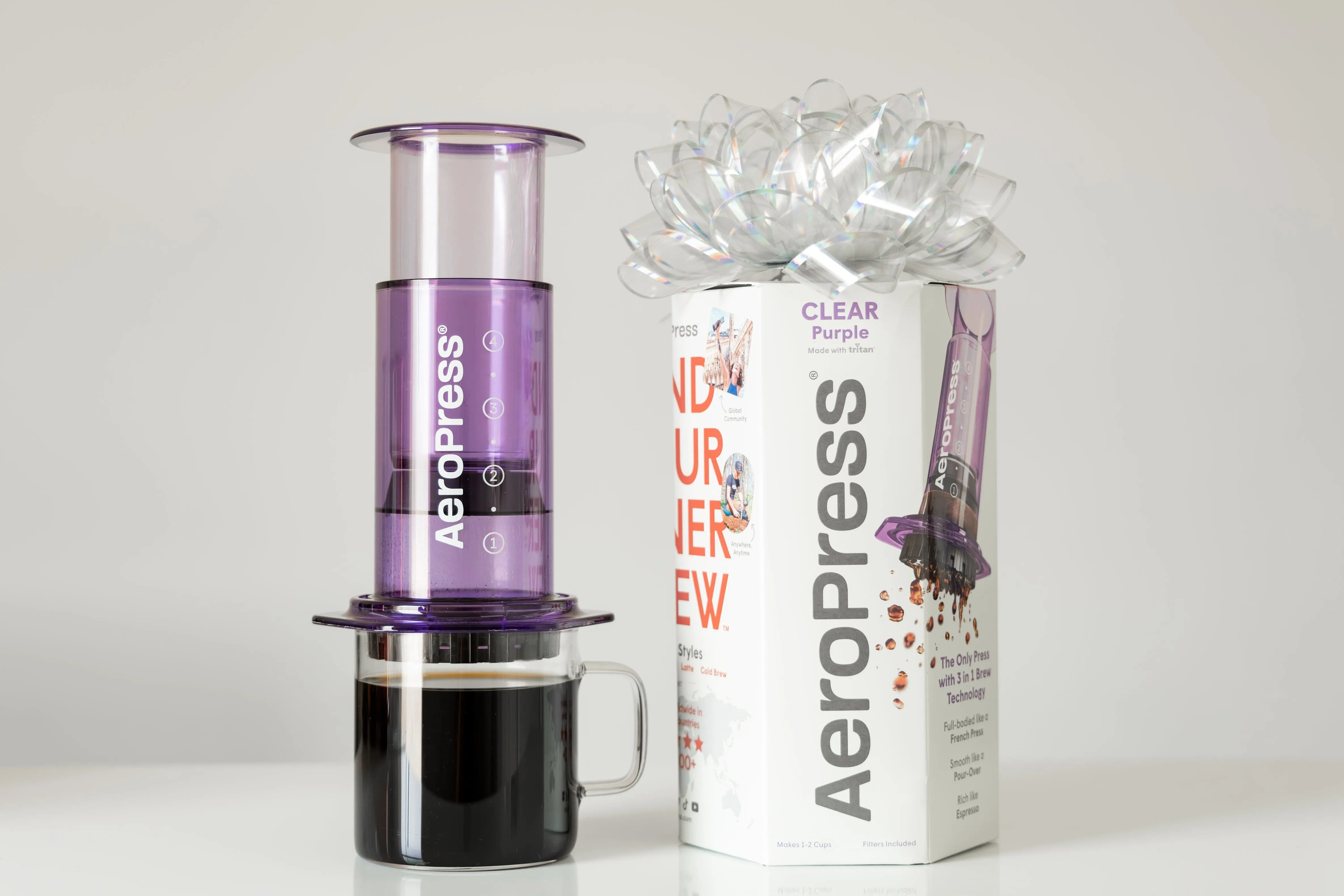 Aeropress Purple Travel brewer / Coffee Maker