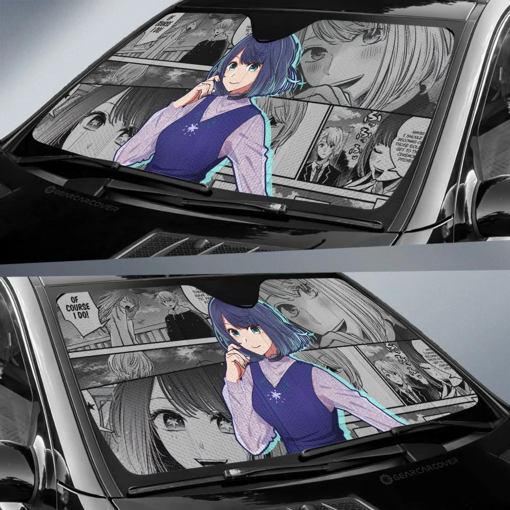 Akane Kurokawa Car Sunshade Custom Anime Car Accessories