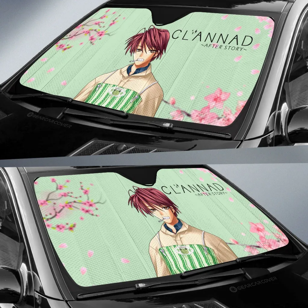 Akio Furukawa Car Sunshade Custom Clannad Anime Car Accessories