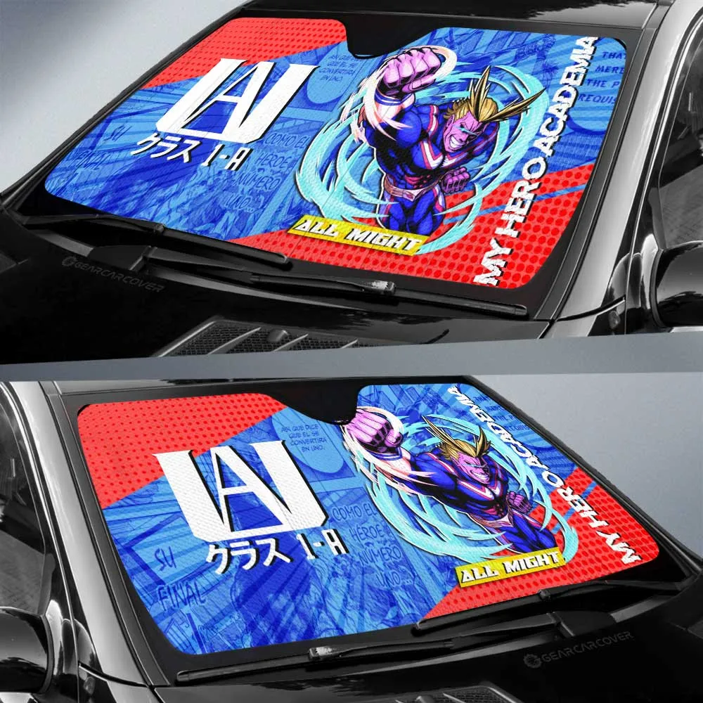 All Might Car Sunshade Custom Car Accessories