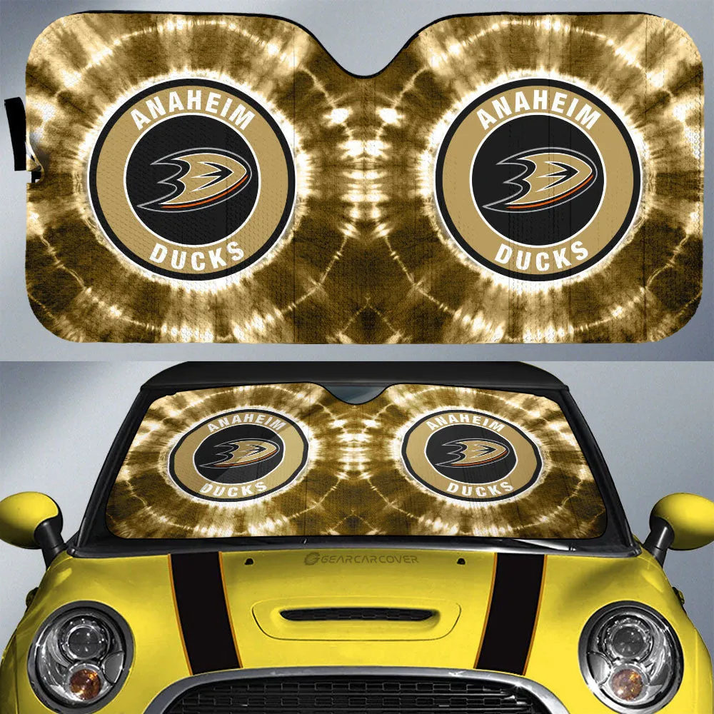 Anaheim Ducks Car Sunshade Custom Tie Dye Car Accessories