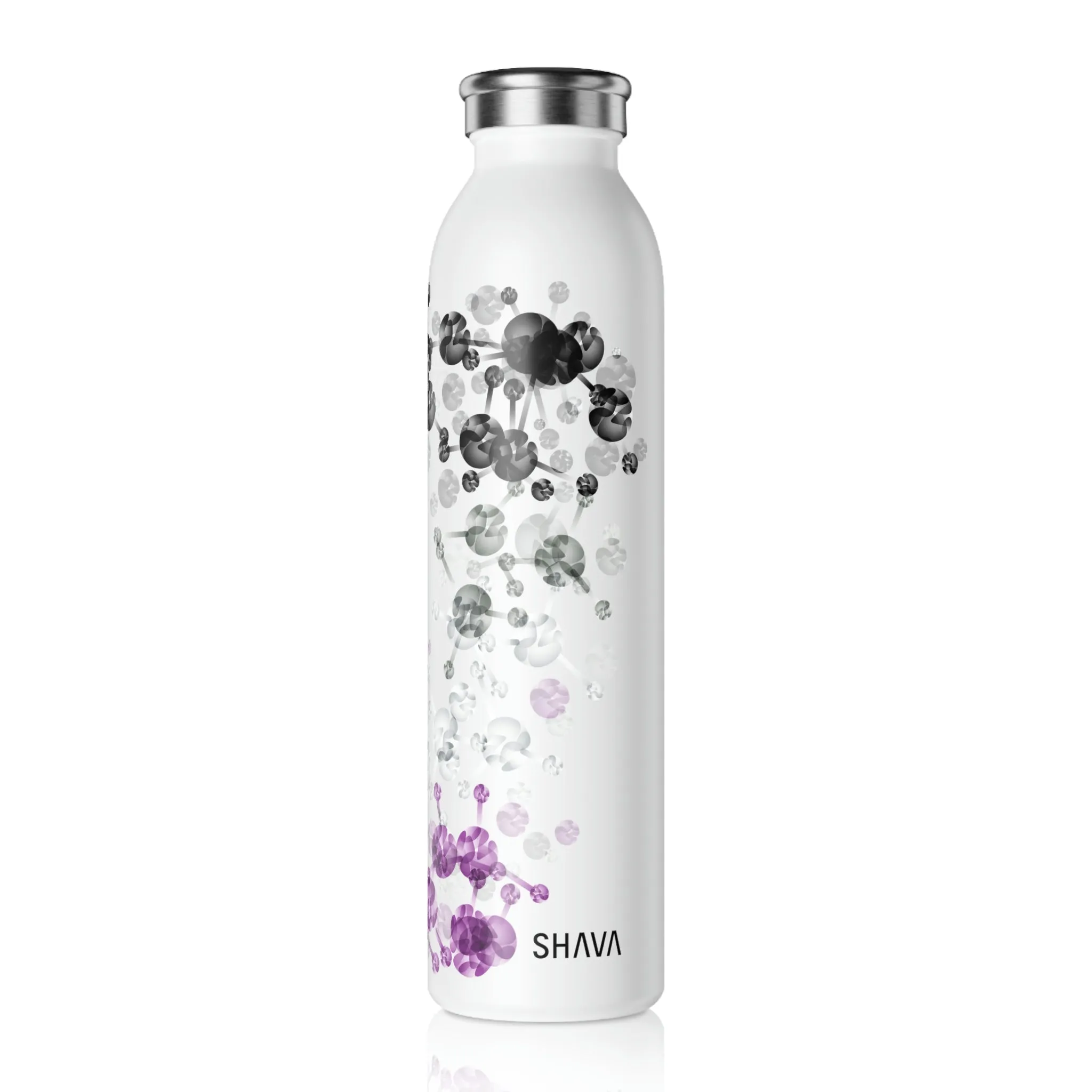 Asexual Flag 2023 Pride, Slim Water Bottle D.C. Pride - My Rainbow is In My DNA