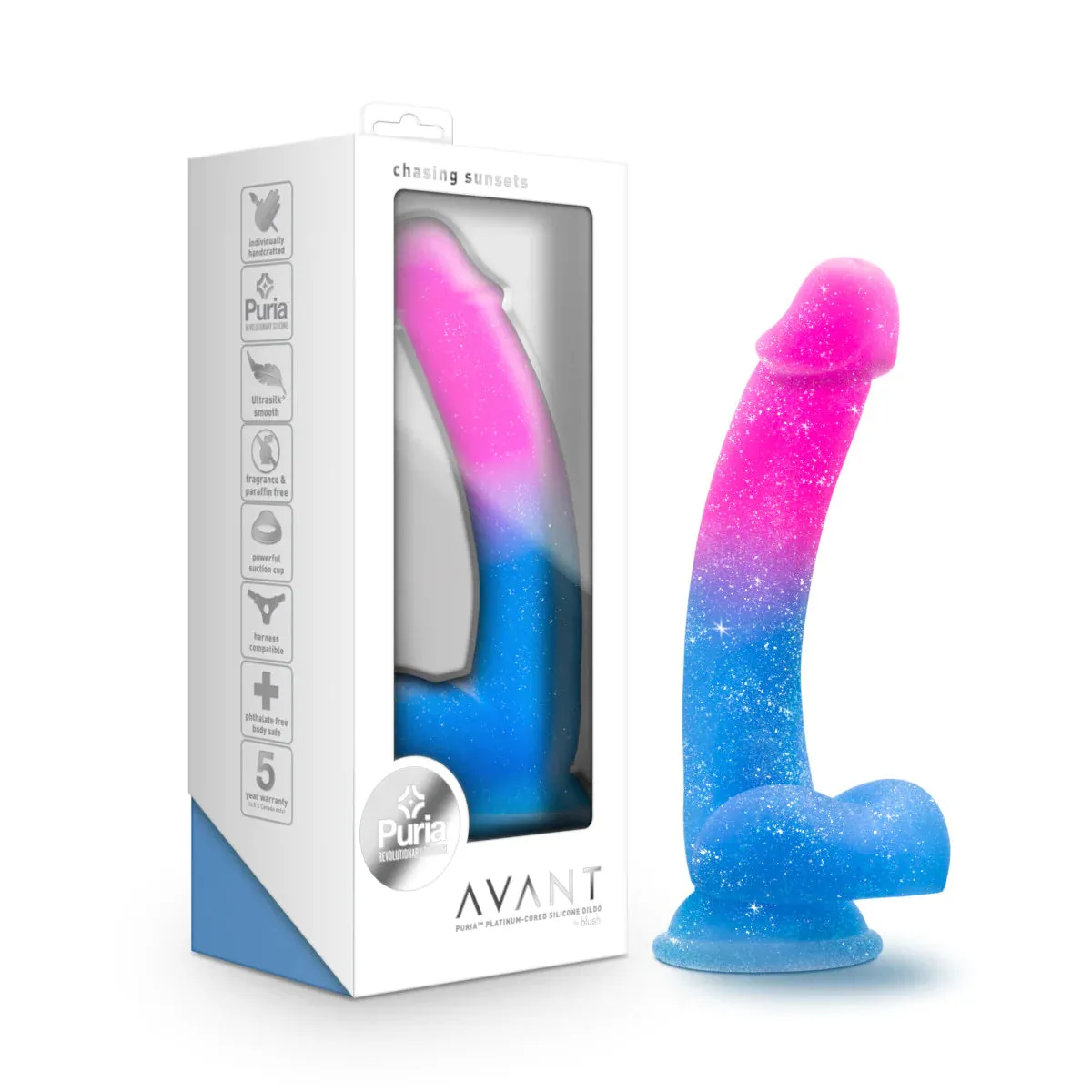 Avant Chasing Sunsets Mermaid: Artisan 8 Inch Dildo with Suction Cup Base