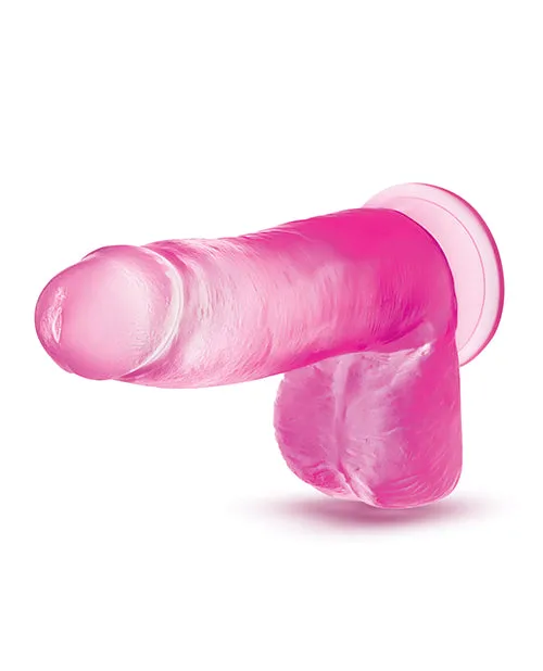 B Yours 7" Sugar Magnolia Dildo - Fuchsia