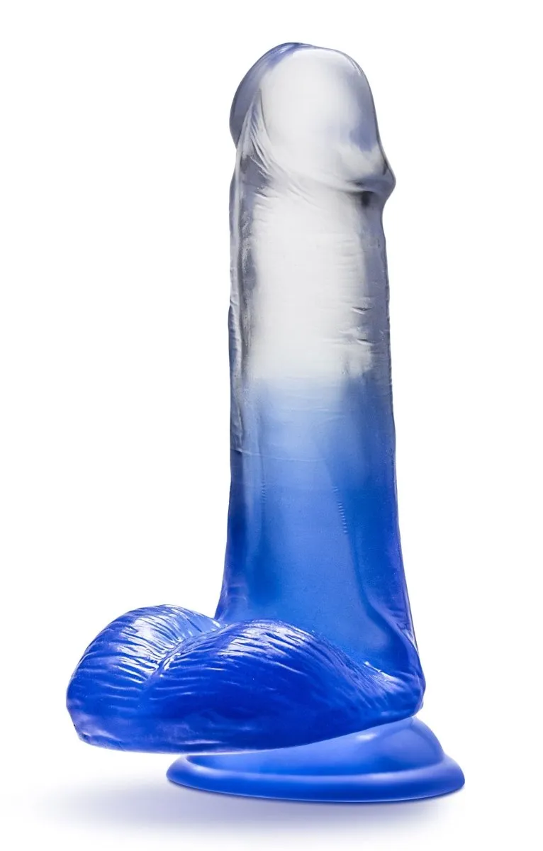 B Yours - Stella Blue - 6 Inch Dildo - Blue