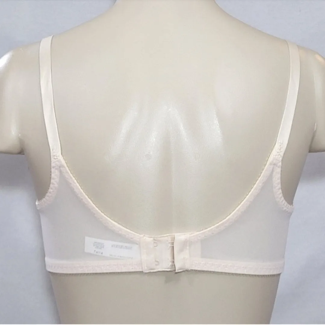 Bali 180 0180 Flower Underwire Bra 40B White NEW WITH TAGS