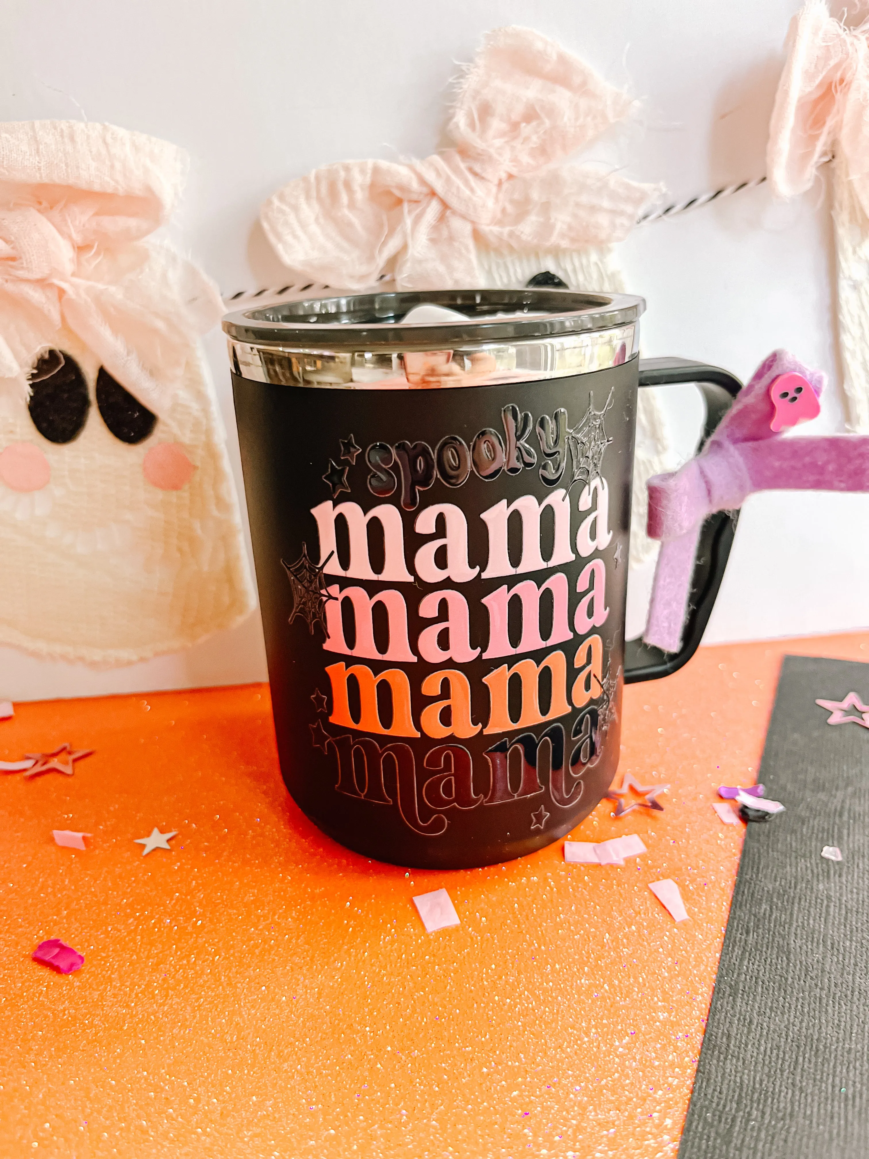 Black| Spooky Mama Mug