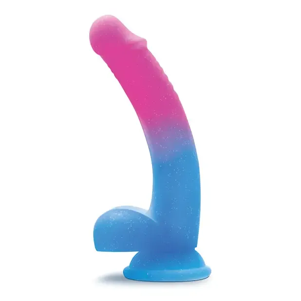 Blush Avant Chasing Sunsets 7.75 in. Silicone Dildo with Balls & Suction Cup Mermaid