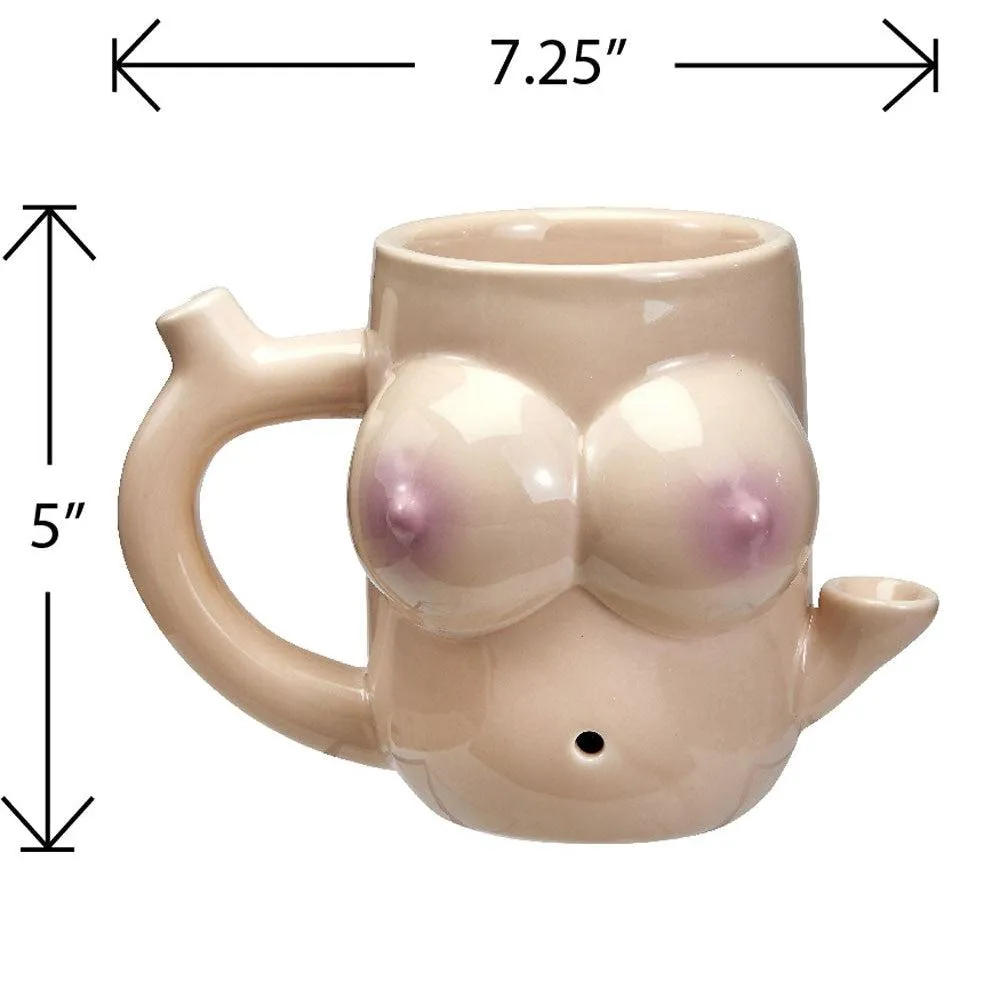 Boob Mug - Novelty Pipe