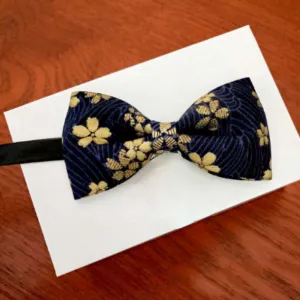 Cat Wedding Bow Tie - Dark Blue