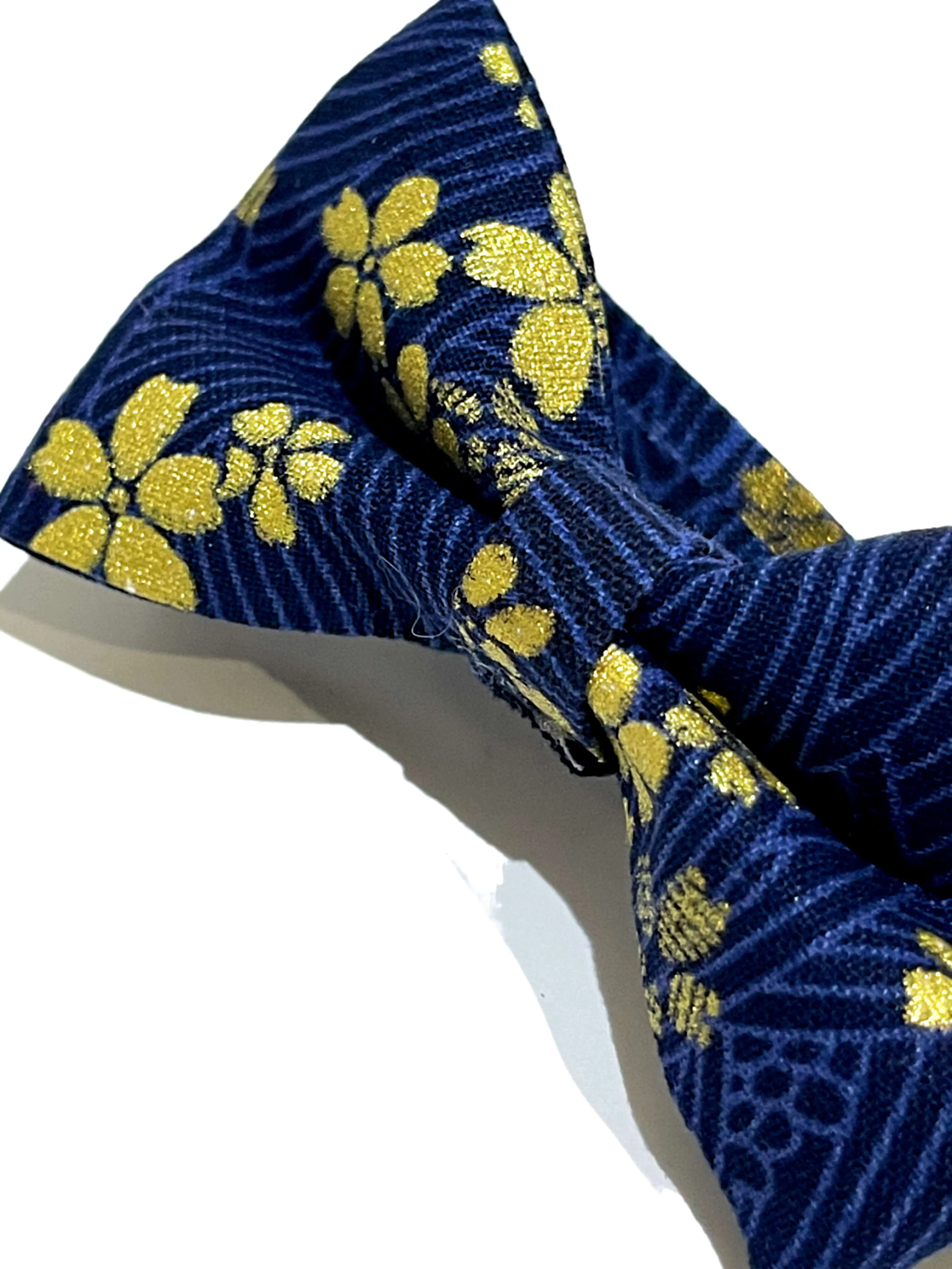 Cat Wedding Bow Tie - Dark Blue