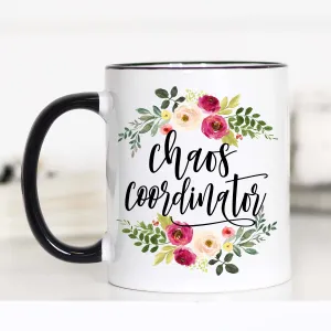 Chaos Coordinator, Chaos Coordinator Mug, Mom Mug, CM