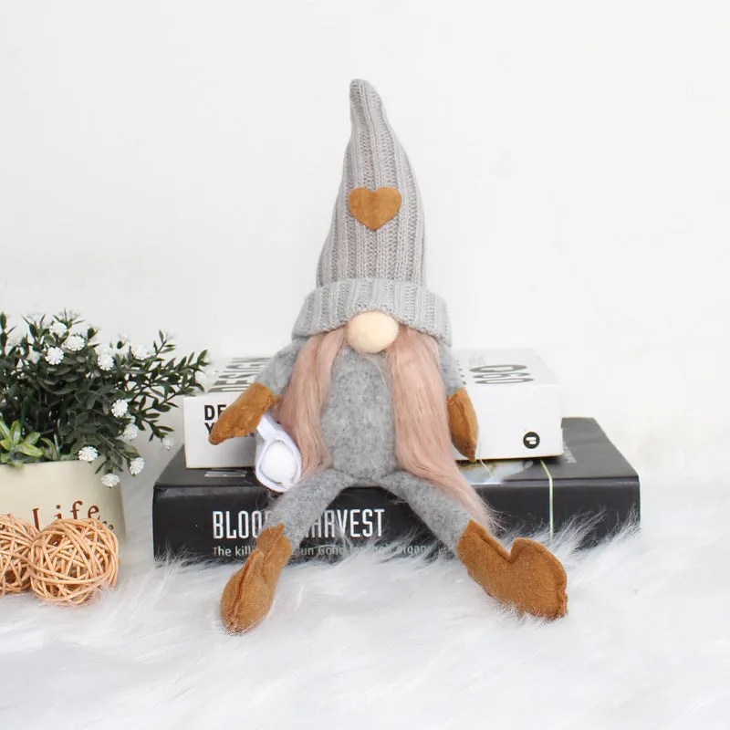 Coffee Gnome Dolls Coffee Gnomes Plush Coffee Bar Decoration for grinding coffee in Kitchen Plush Doll Holiday Decorations for Home