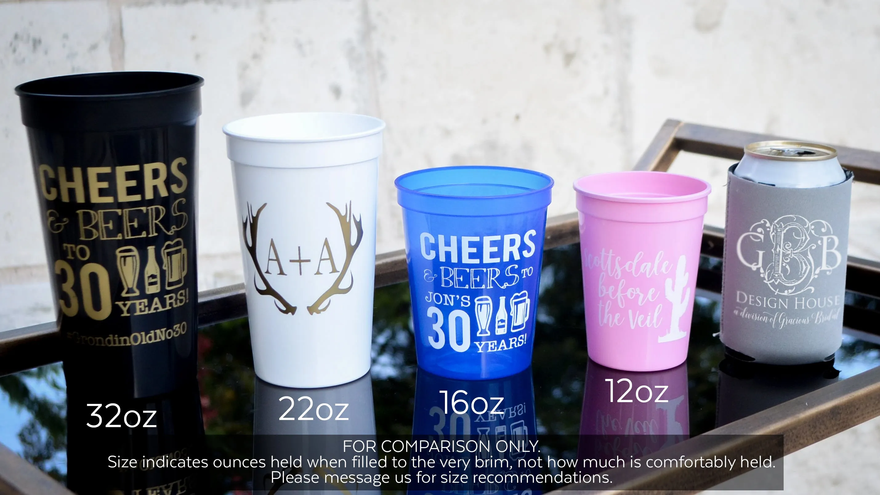 Colorful Customized Stadium Cups