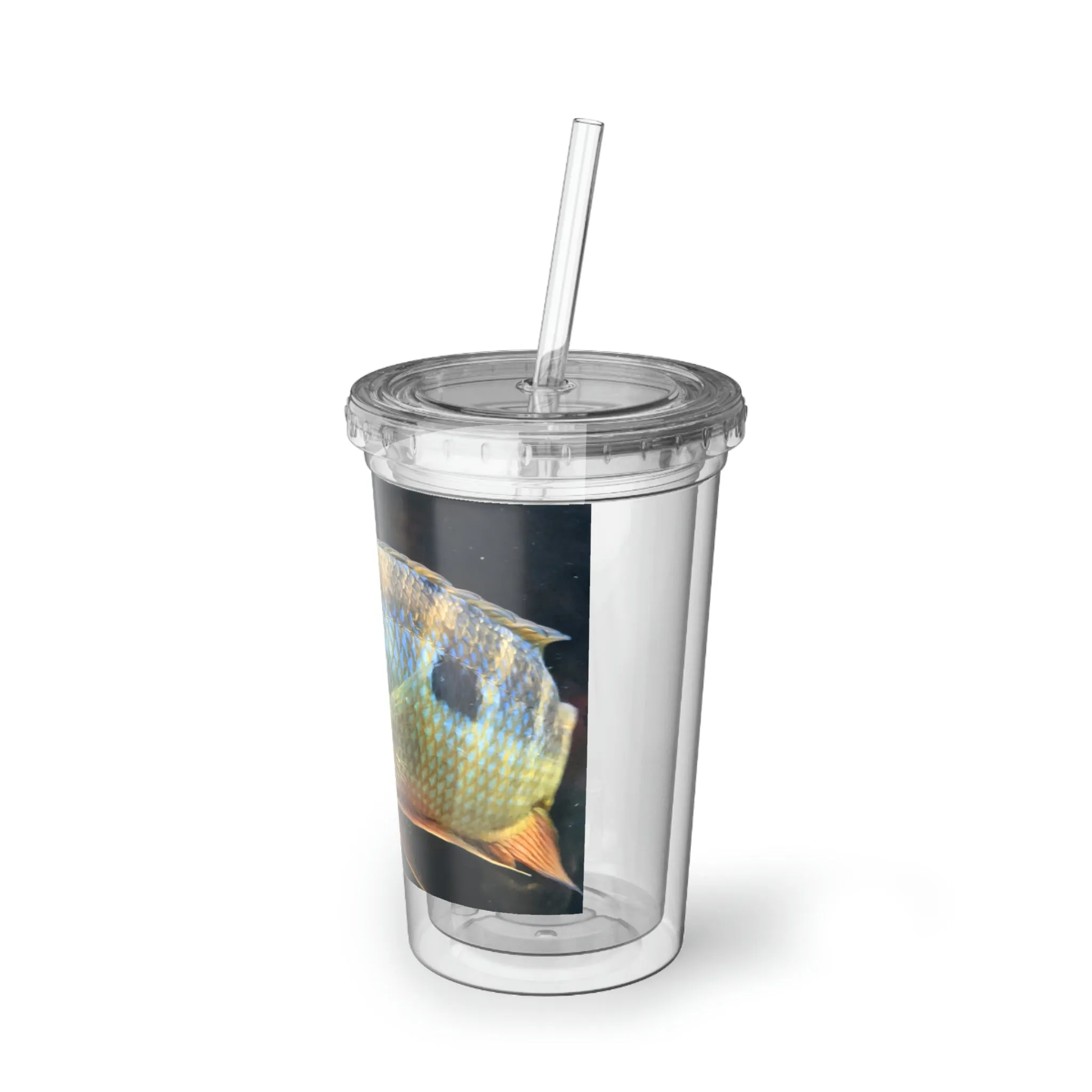 Colorful Fish Suave Acrylic Cup