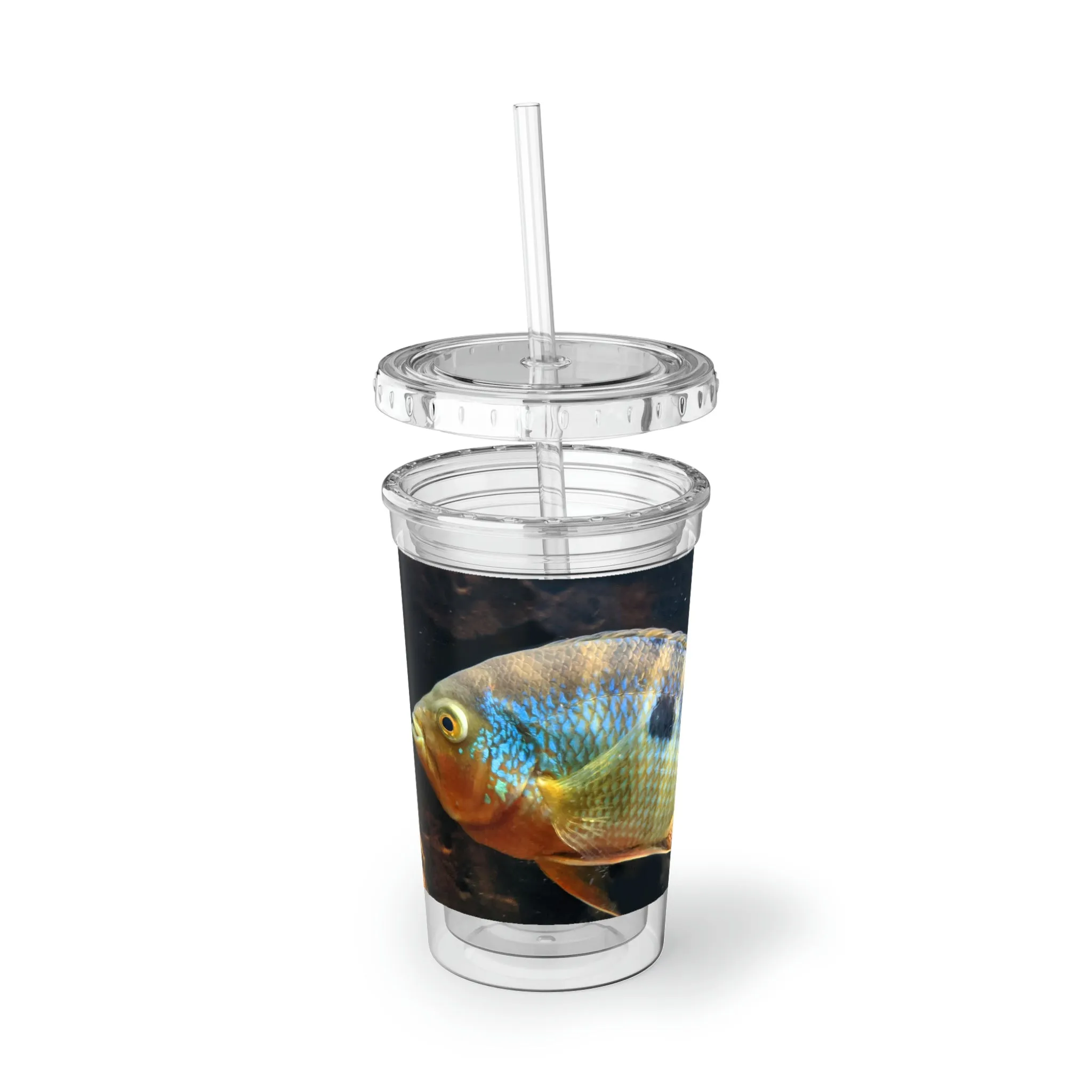 Colorful Fish Suave Acrylic Cup