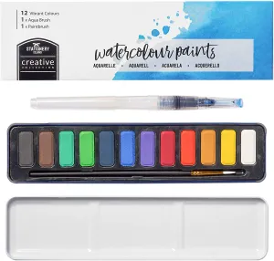 Creative Collection Watercolour Paint Set - 12 Colours