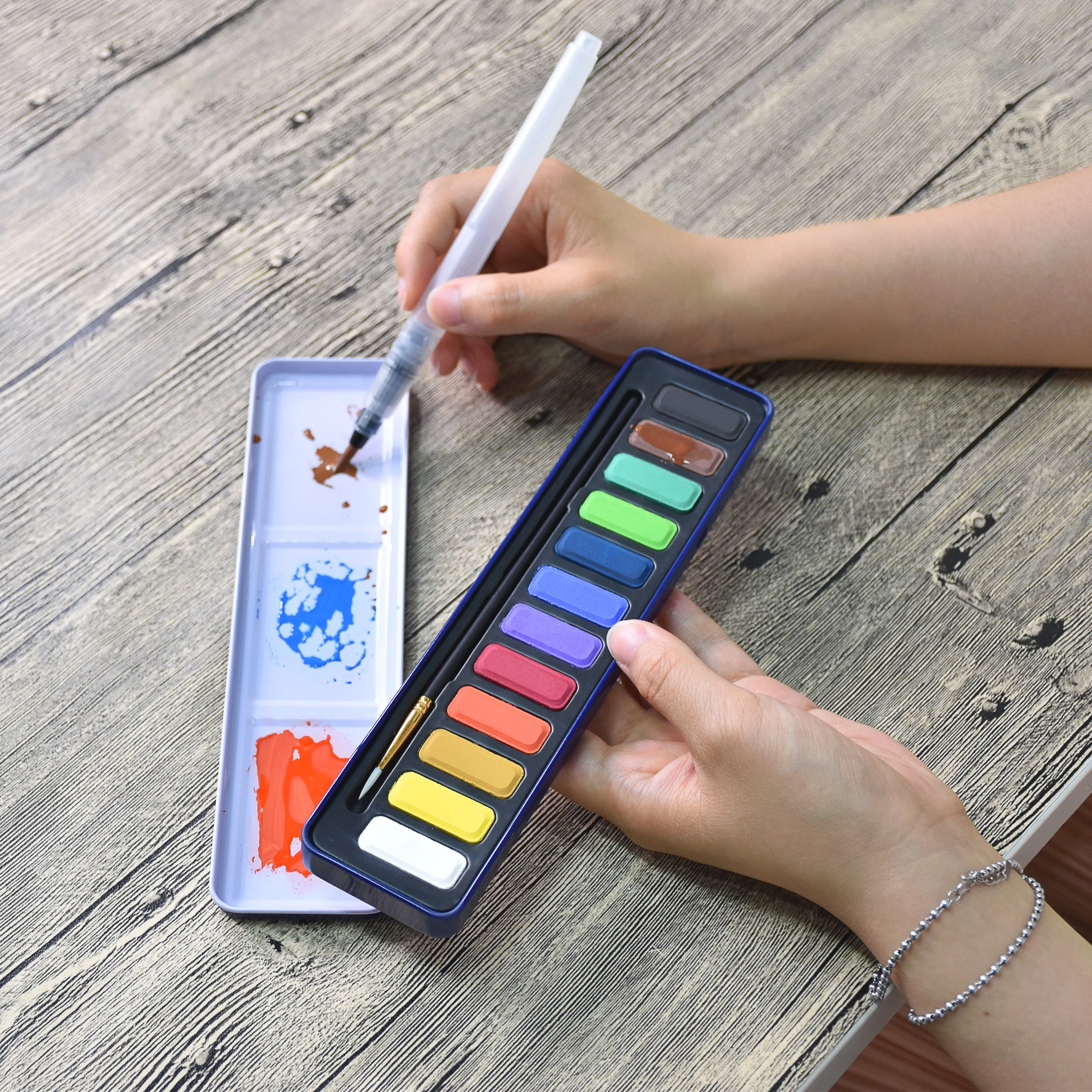 Creative Collection Watercolour Paint Set - 12 Colours