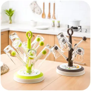 Creative Tree Cup Holder Drain Rack