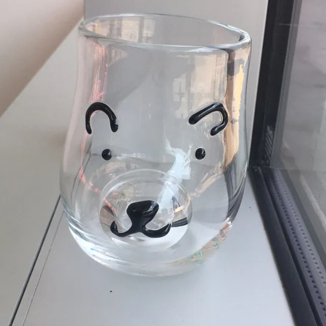 Cup - Glass Bear