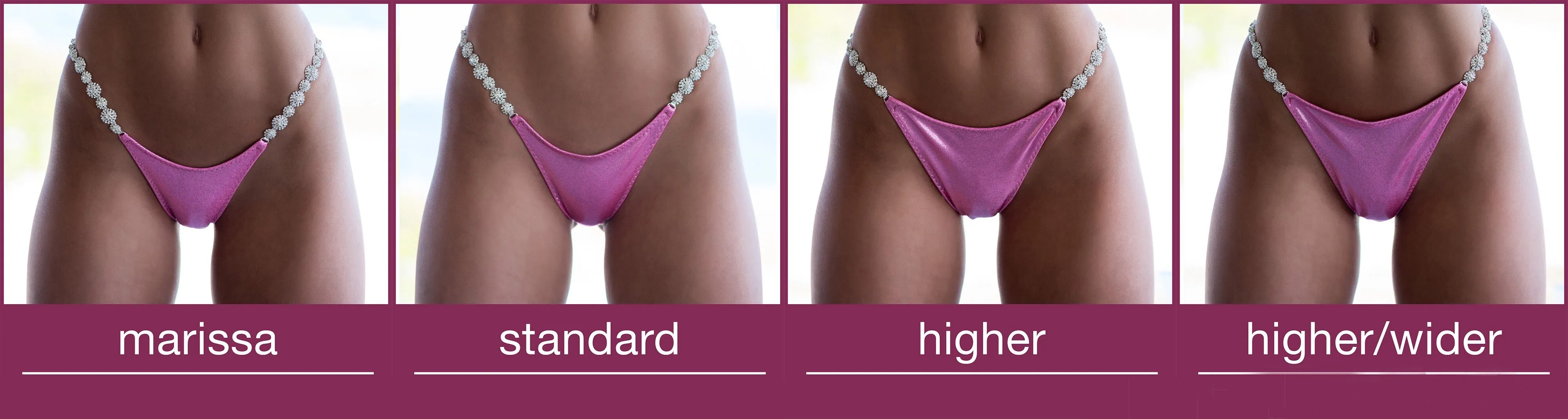 Custom Competition Bikinis Sideways Gradient Luxe  (Choose any color swatch/fabric)