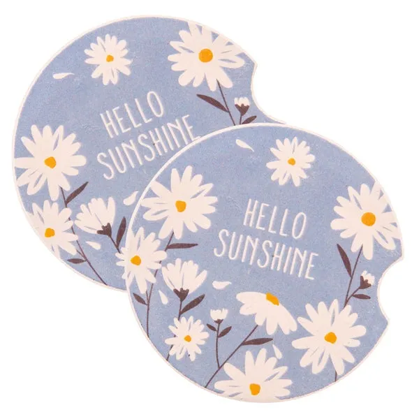 Daisy Car Coaster Set of 2