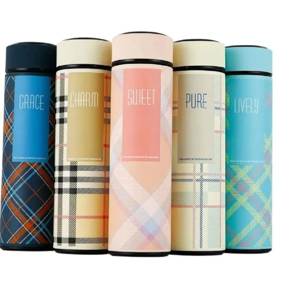 Digital Flask Hot & Cold (Assorted Color & Pattern)