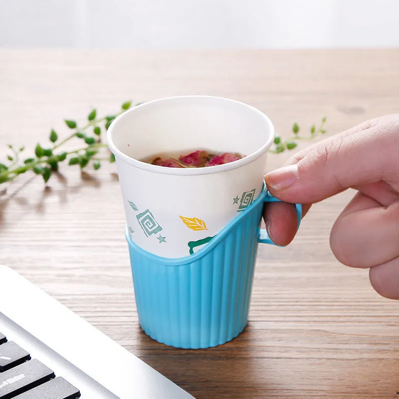 Disposable Paper Cup Holder Household Cup Saucer