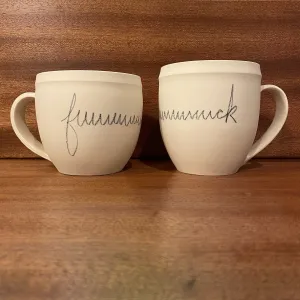 f *************ck Rounded porcelain mug