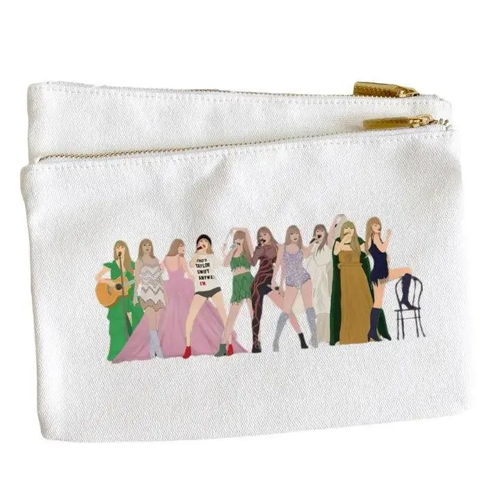 Girls Bag | Taylor Swift Canvas Pouch- Eras | Aspen Lane