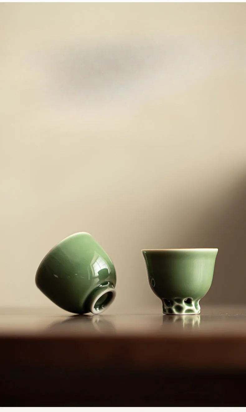 Gohobi Handmade Green Tea Cup