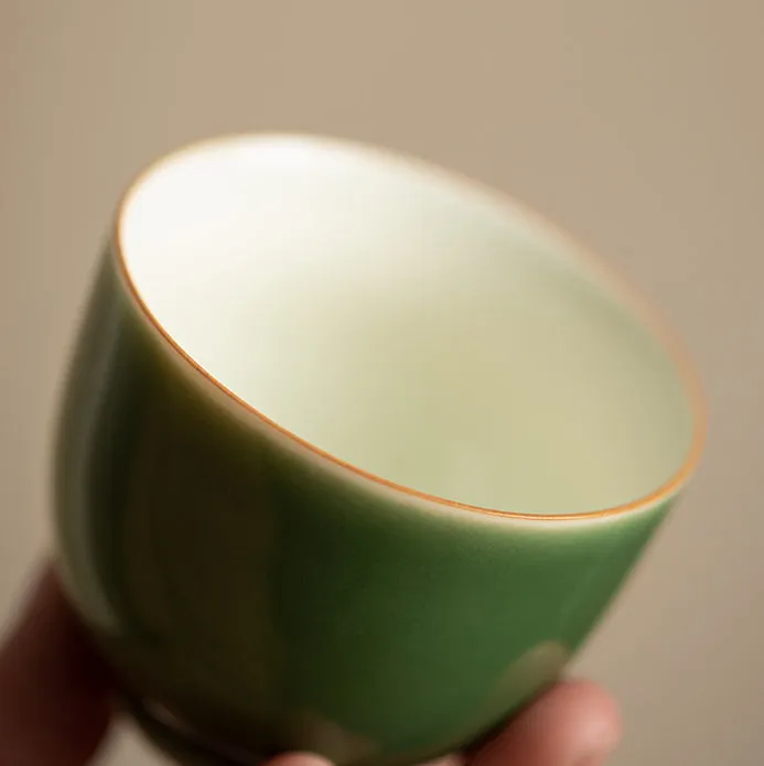 Gohobi Handmade Green Tea Cup