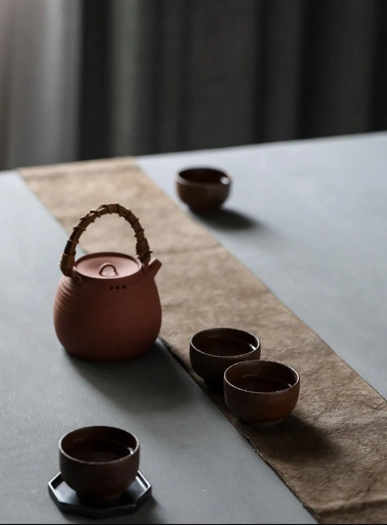 Gohobi Handmade Old Rock Mud Tea Cup