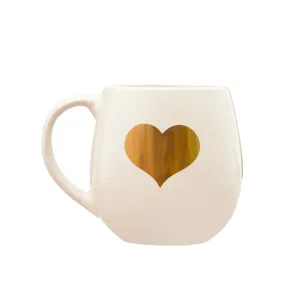 Gold Heart Mug