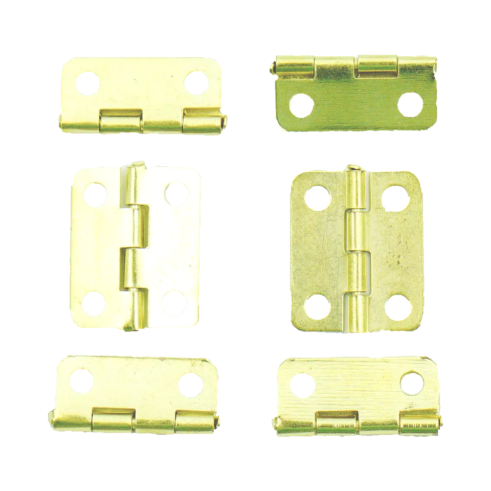 Golden Hinges (16 x 13mm) (10 pieces)