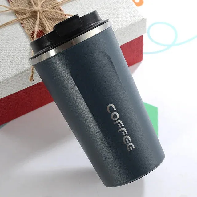 Insulated Thermo Mug Stainless Steel Leakproof Travel Mug Coffee Cup