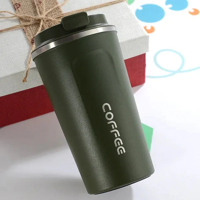 Insulated Thermo Mug Stainless Steel Leakproof Travel Mug Coffee Cup